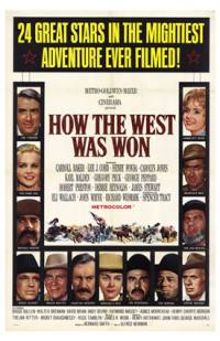 "La conquista del West" poster