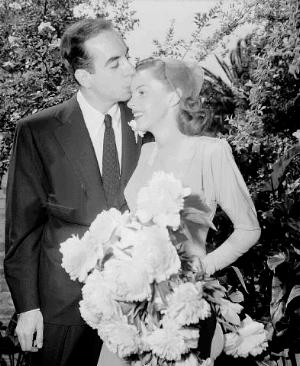 con il marito Vincente Minnelli