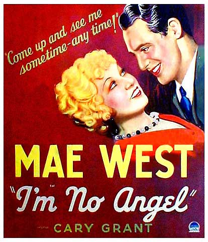 "I'n no angel" poster