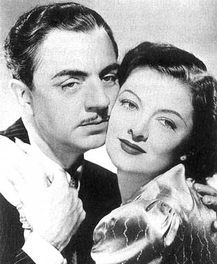 Con Myrna Loy